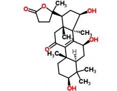 3β,7β,15β-三羟基-11-羰基-羊毛甾烷-8-烯-24→20内酯
